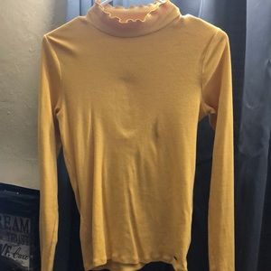 Large fitted turtle neck